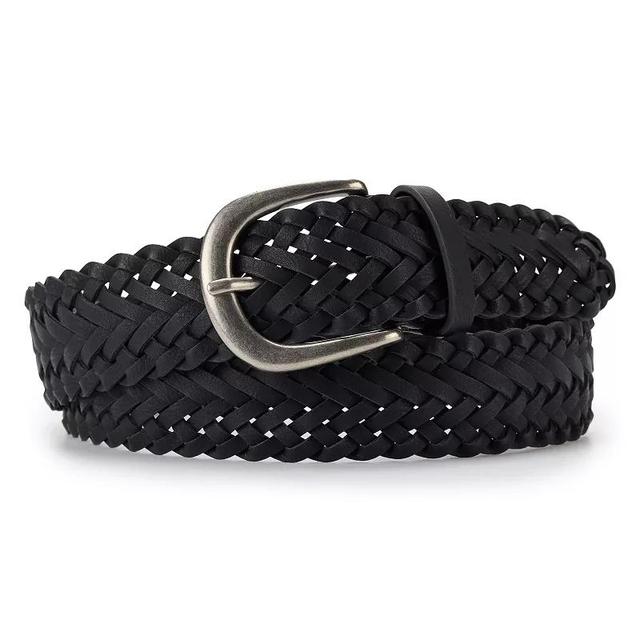 Womens Sonoma Goods For Life Braided Square Buckle Belt Product Image