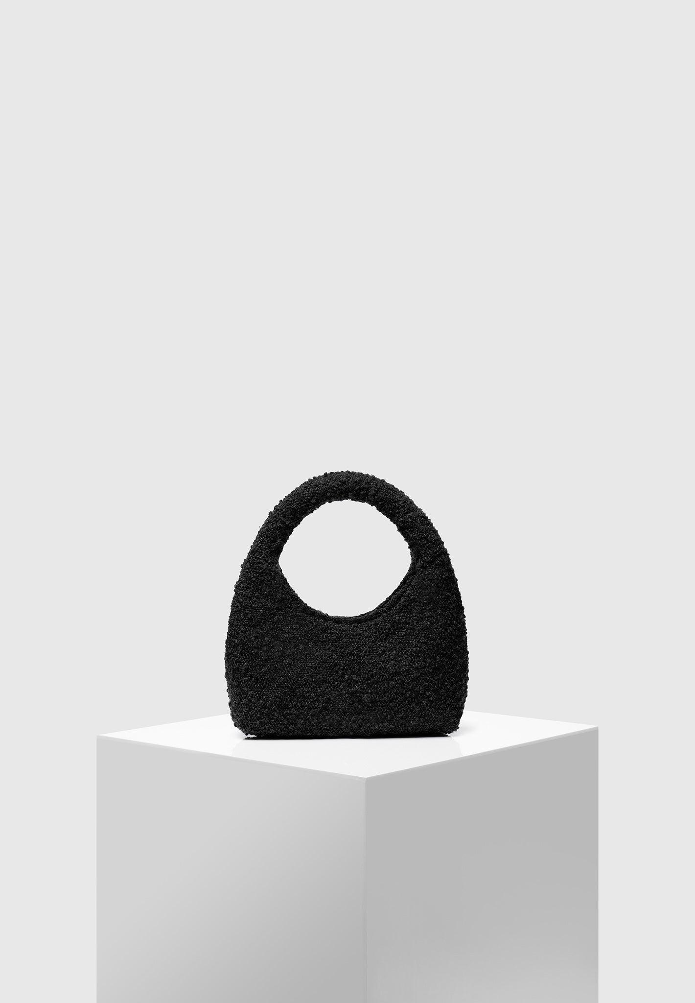 Boucle Handbag - Black Female Product Image