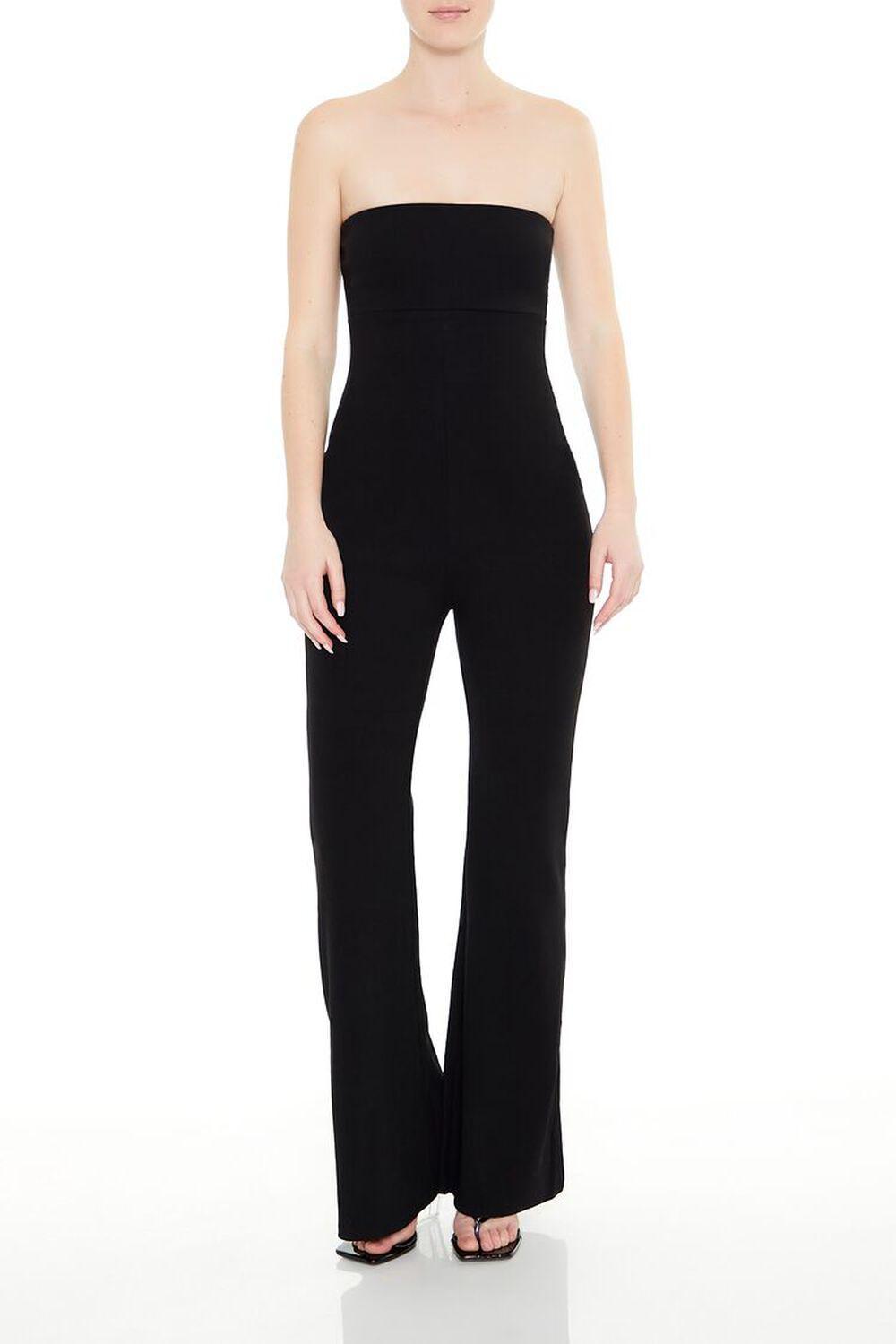 Strapless Flare Jumpsuit | Forever 21 Product Image