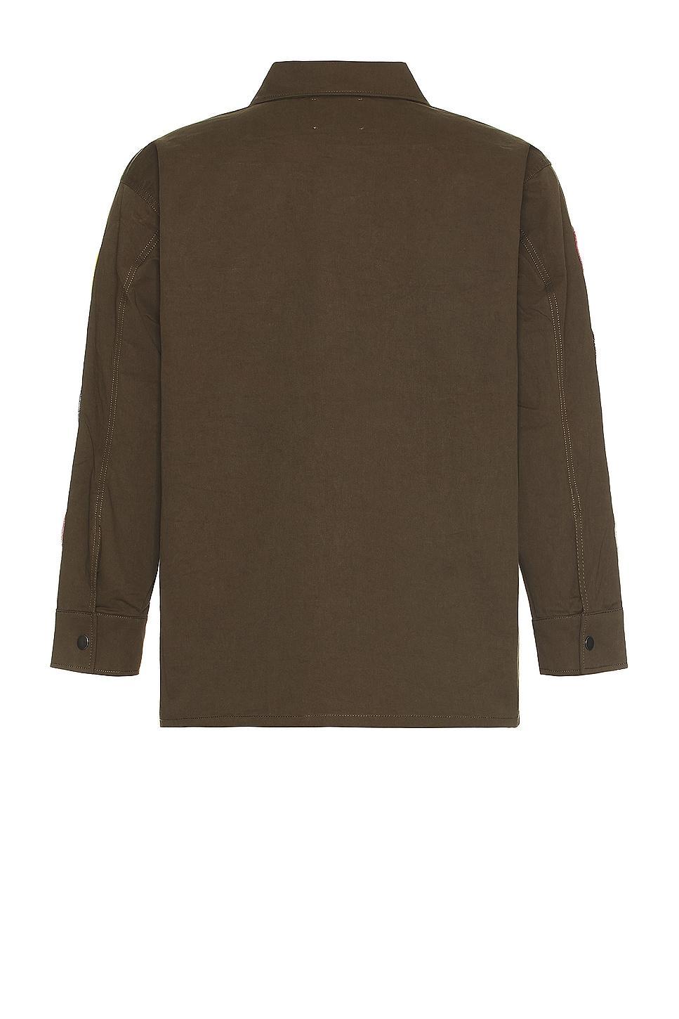 Found Multi Patch Work Jacket in Brown Product Image