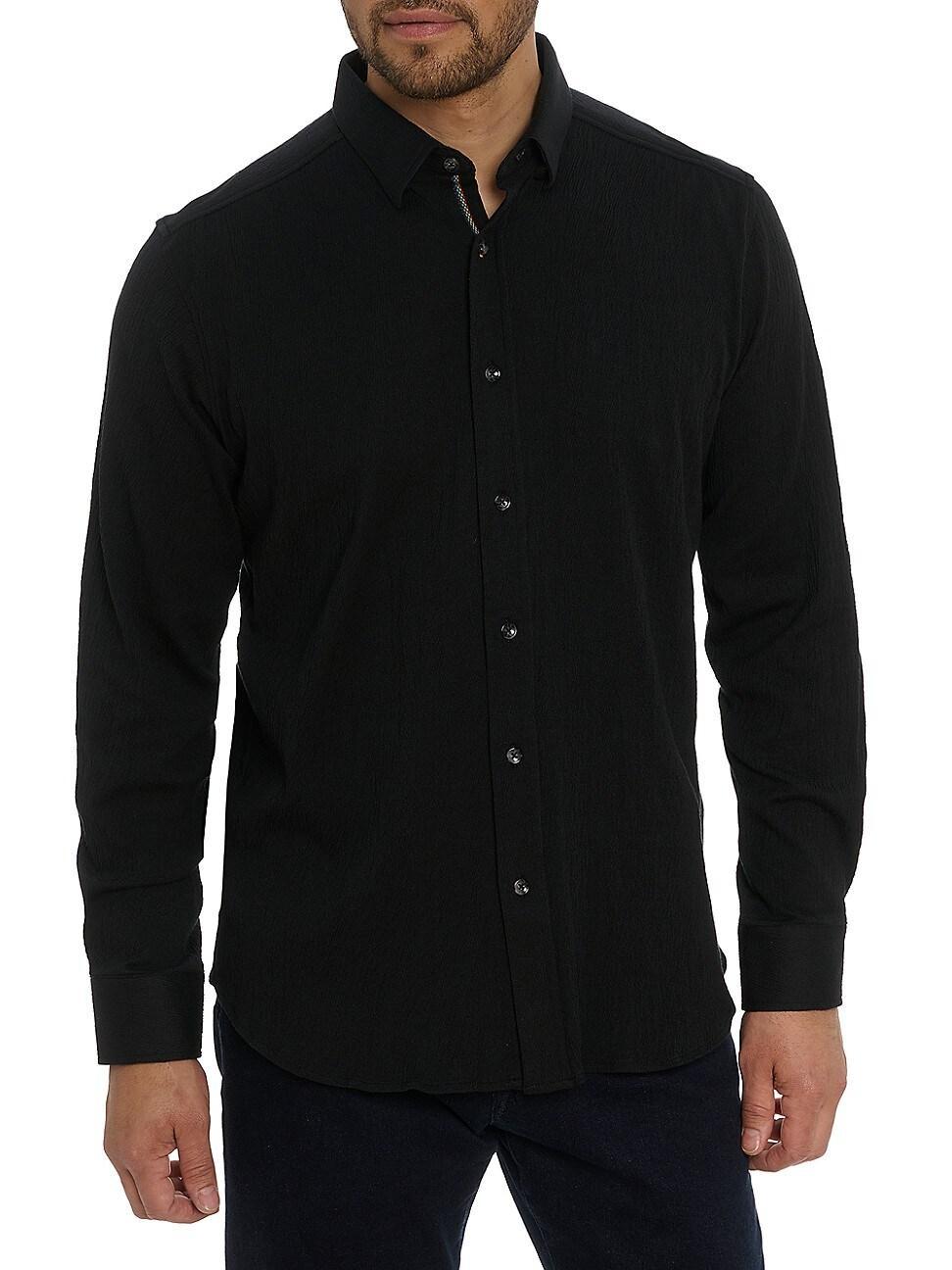 Mens Hammond Cotton-Blend Button-Front Shirt Product Image