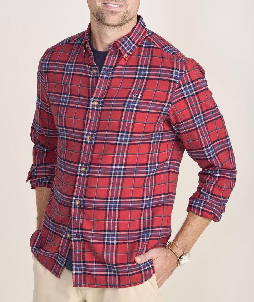 Vineyard Flannel Plaid Shirt Product Image