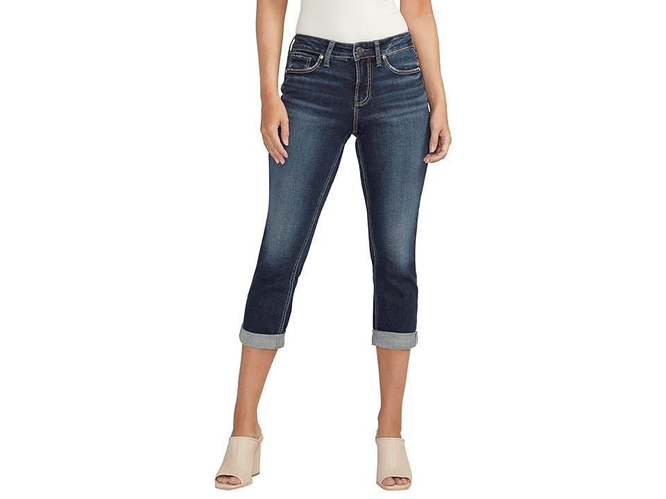 Silver Jeans Co. Suki Capri L43916CVS411 (Indigo) Women's Jeans Product Image