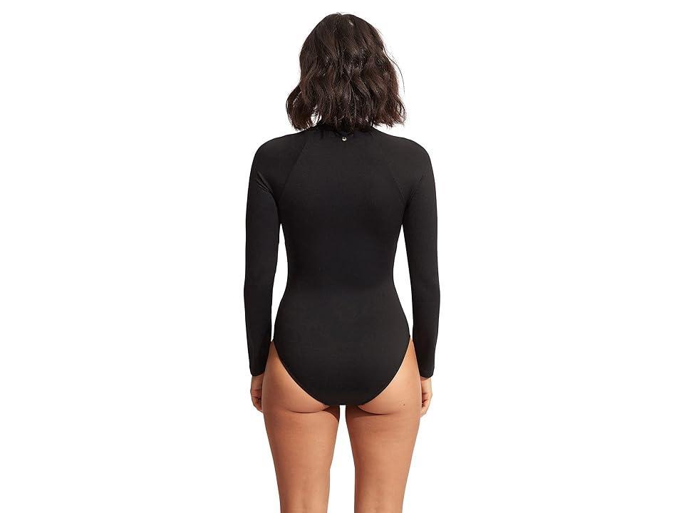 Seafolly Seafolly Collective Zip Front Surfsuit Women's Swimsuits One Piece Product Image