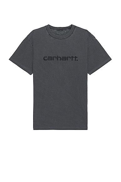 Carhartt WIP Short Sleeve Duster T-shirt Black. (also in XL/1X). Product Image