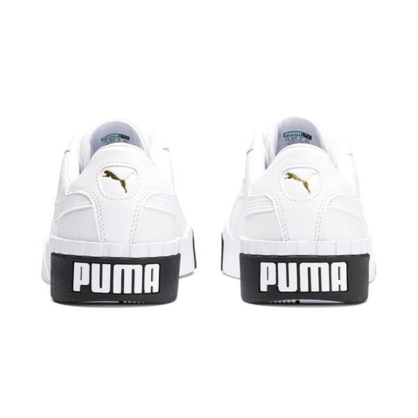 PUMA Cali Women's Sneakers in White/Black Product Image