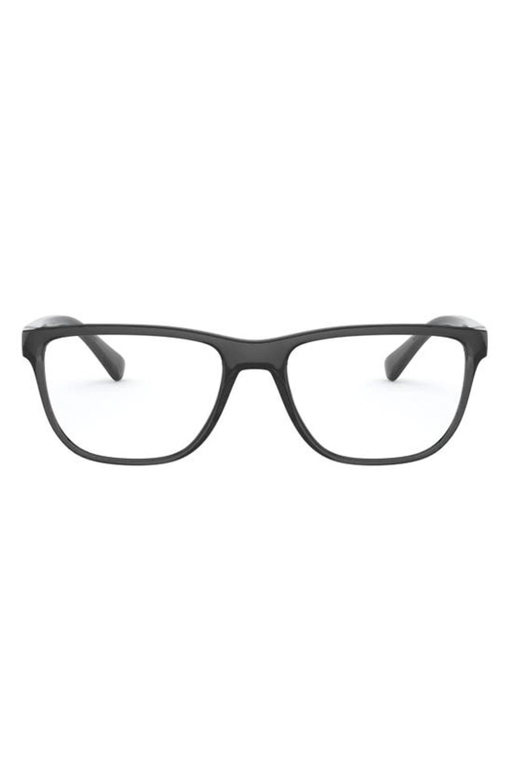 56mm Rectangle Optical Glasses In Black Product Image