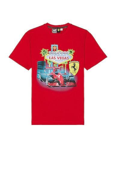 Puma Select Ferrari x Joshua Vides Tee Red. (also in L, M, S). Product Image