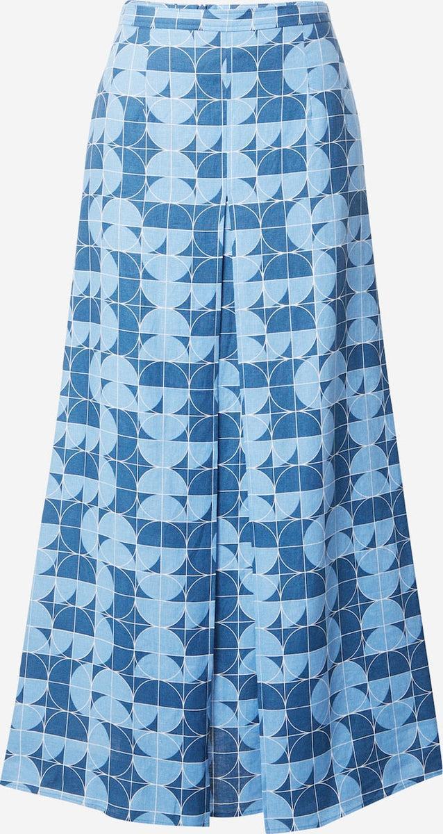 Max Mara Edile Printed Linen Skirt Product Image