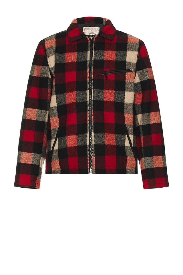 Schott Wool Plaid Station Jacket Product Image