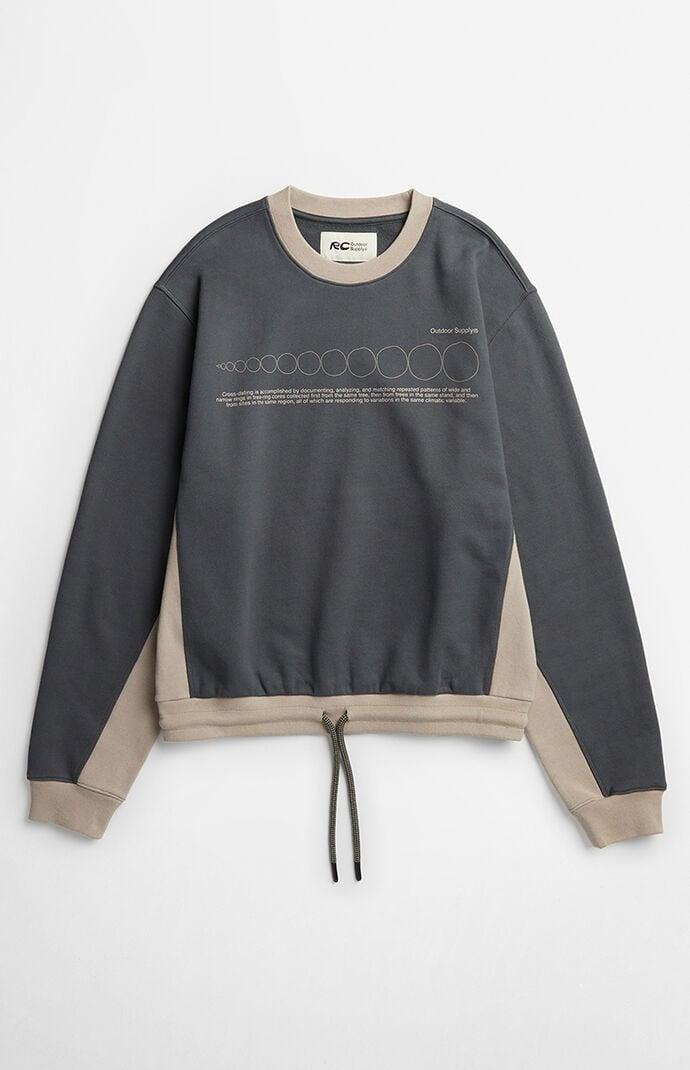 RC Outdoor Supply Men's Tree Rings Crew Neck Sweatshirt Product Image