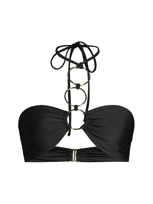 Ramy Brook Pearl O-Ring Bikini Top Product Image