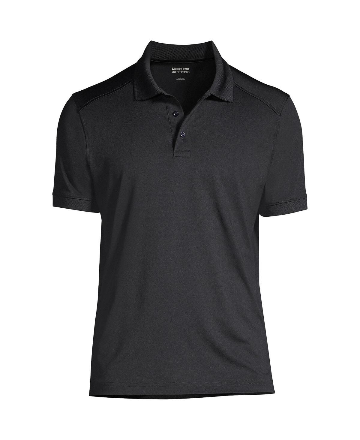 Lands End Mens Short Sleeve Rapid Dry Active Polo Shirt Product Image