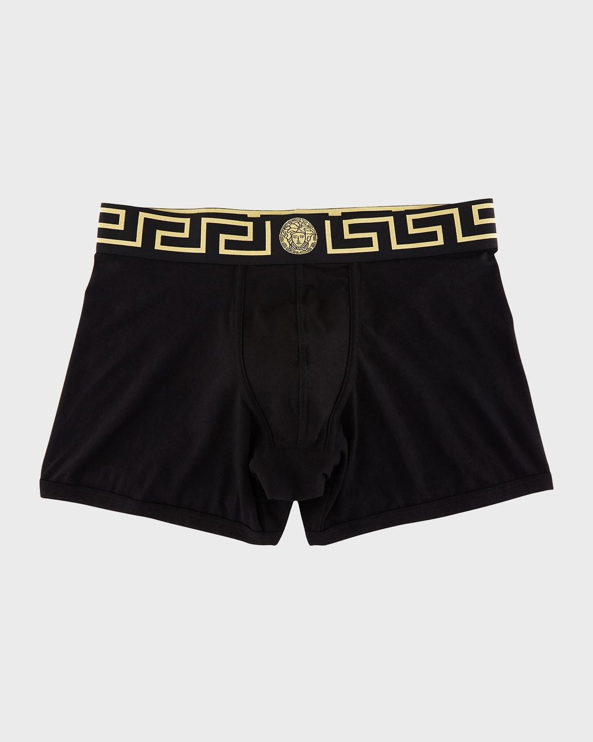 Versace Long Stretch Cotton Trunks Product Image