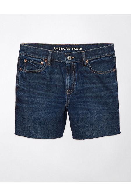 AE Strigid Super High-Waisted 6 Relaxed Denim Short Womens Product Image