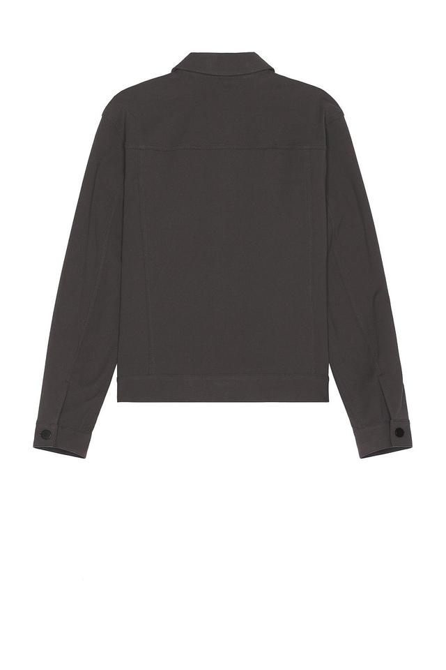 Theory River Neoteric Twill Jacket in Grey. Product Image