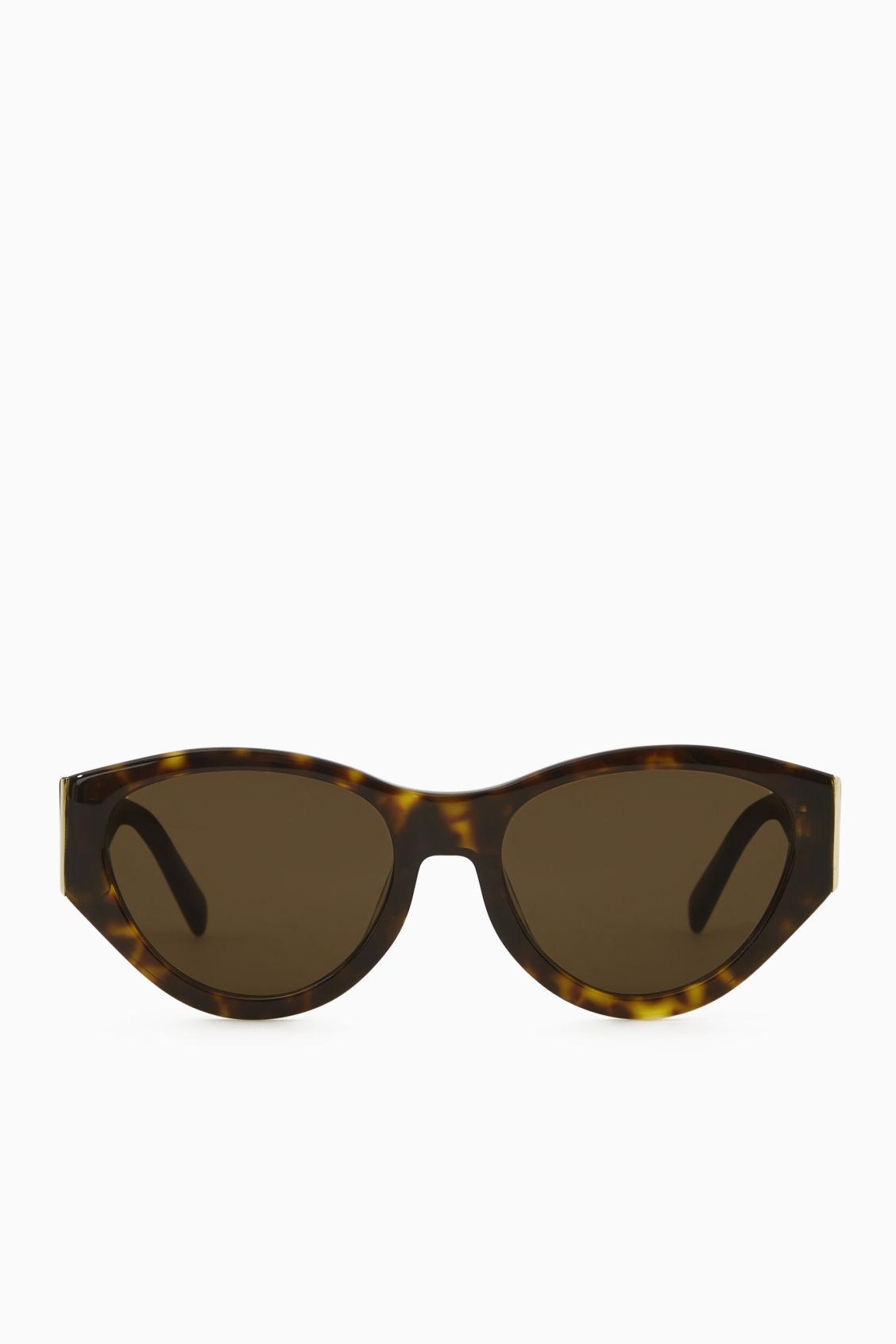 TORTOISESHELL CAT-EYE SUNGLASSES Product Image