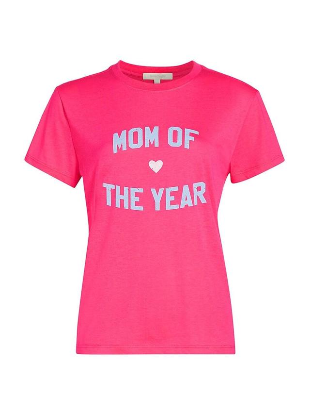 Womens Mom Of The Year Crewneck T-Shirt Product Image