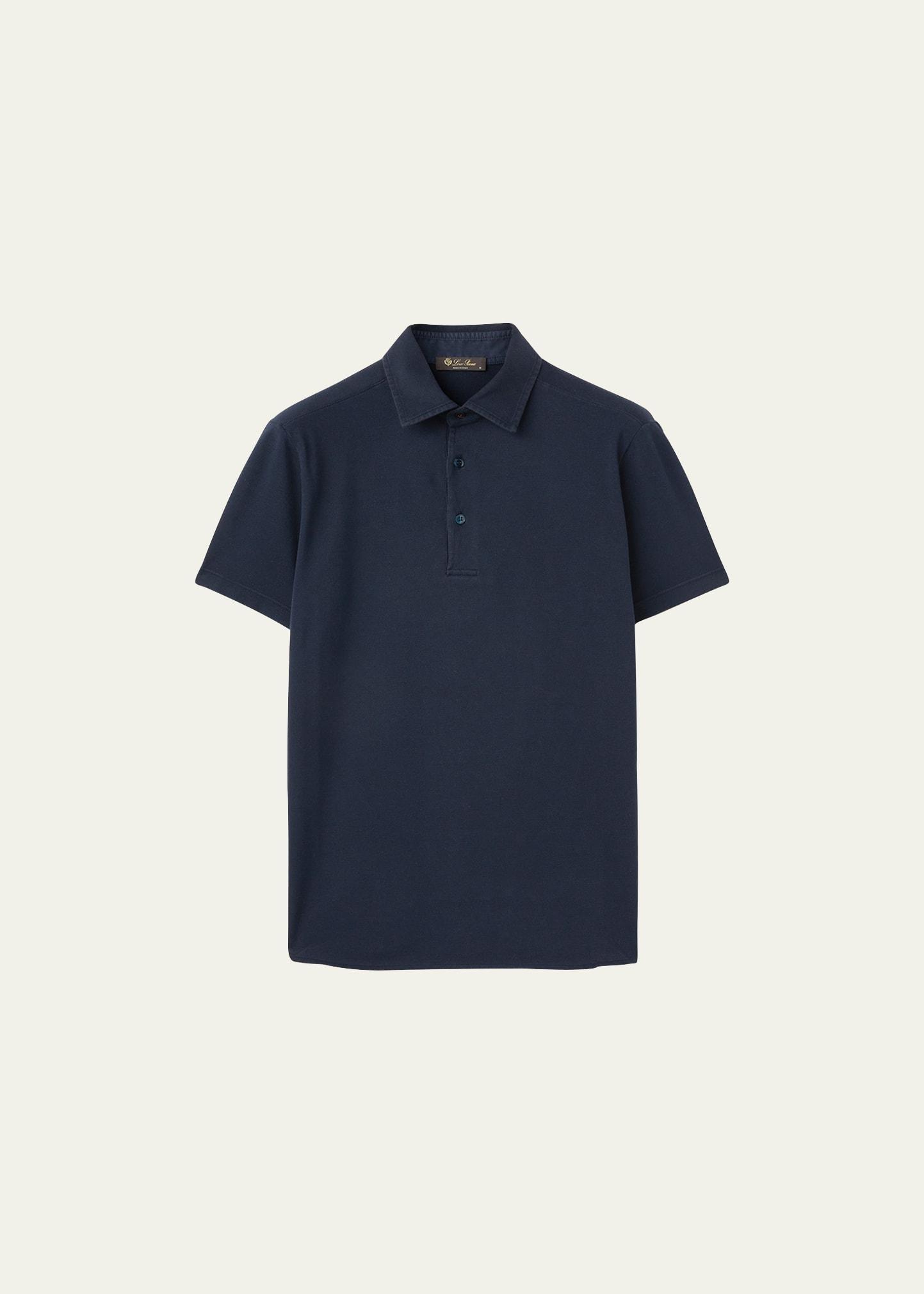 Mens Piqu Dyed Polo Shirt Product Image