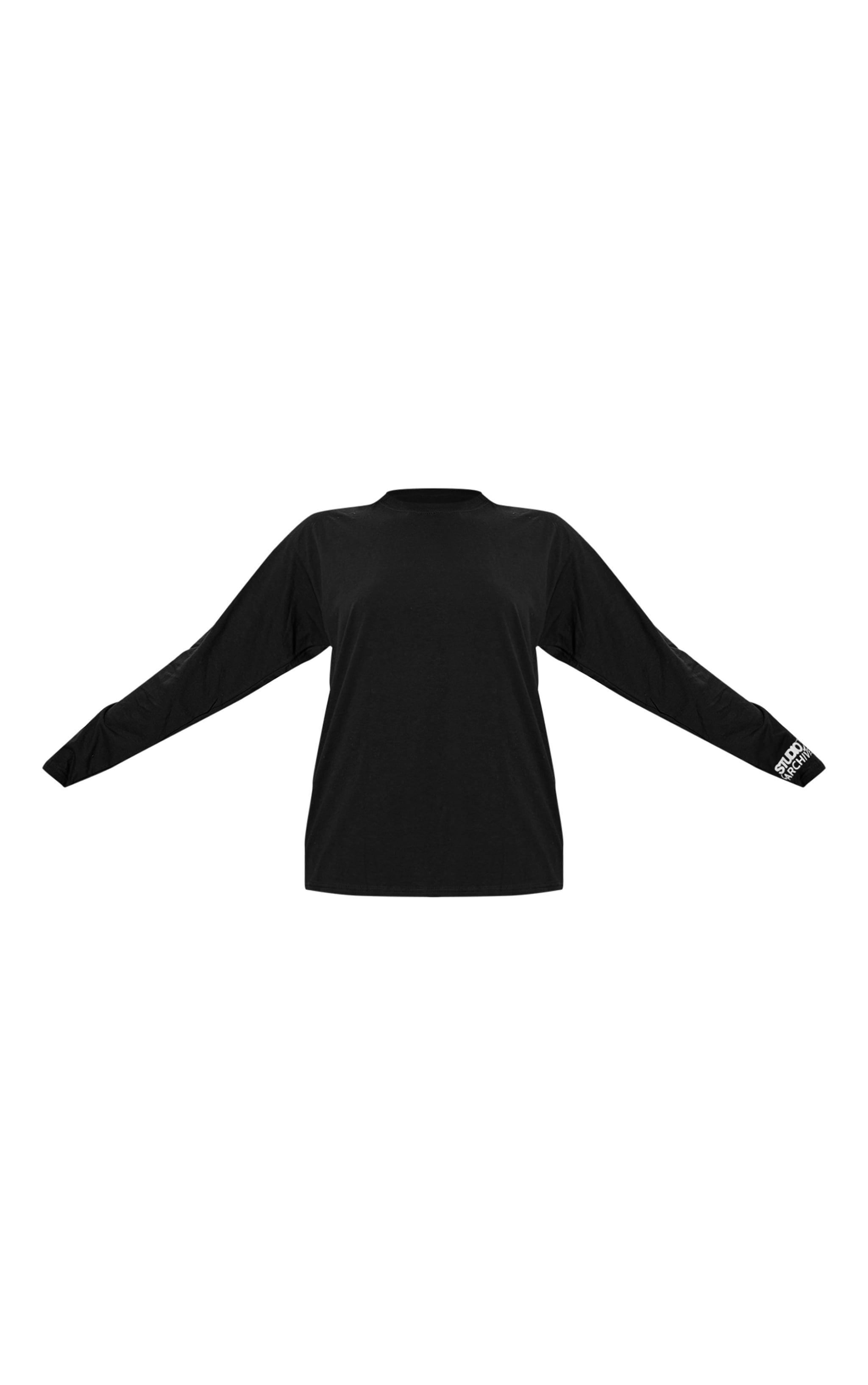 Black Studio Archives Oversized Long Sleeve T-shirt Product Image