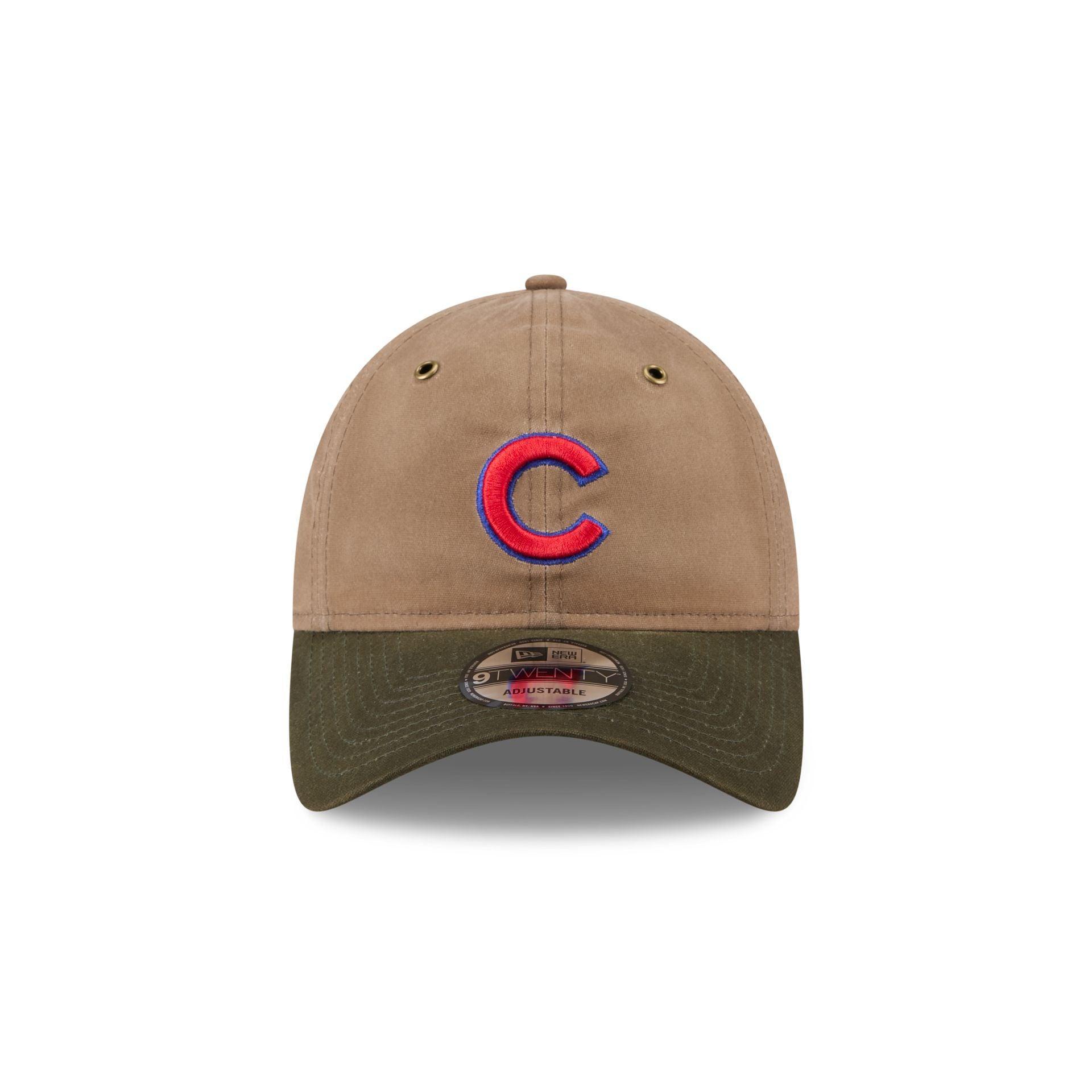 Chicago Cubs Wax Canvas 9TWENTY Adjustable Hat Male Product Image