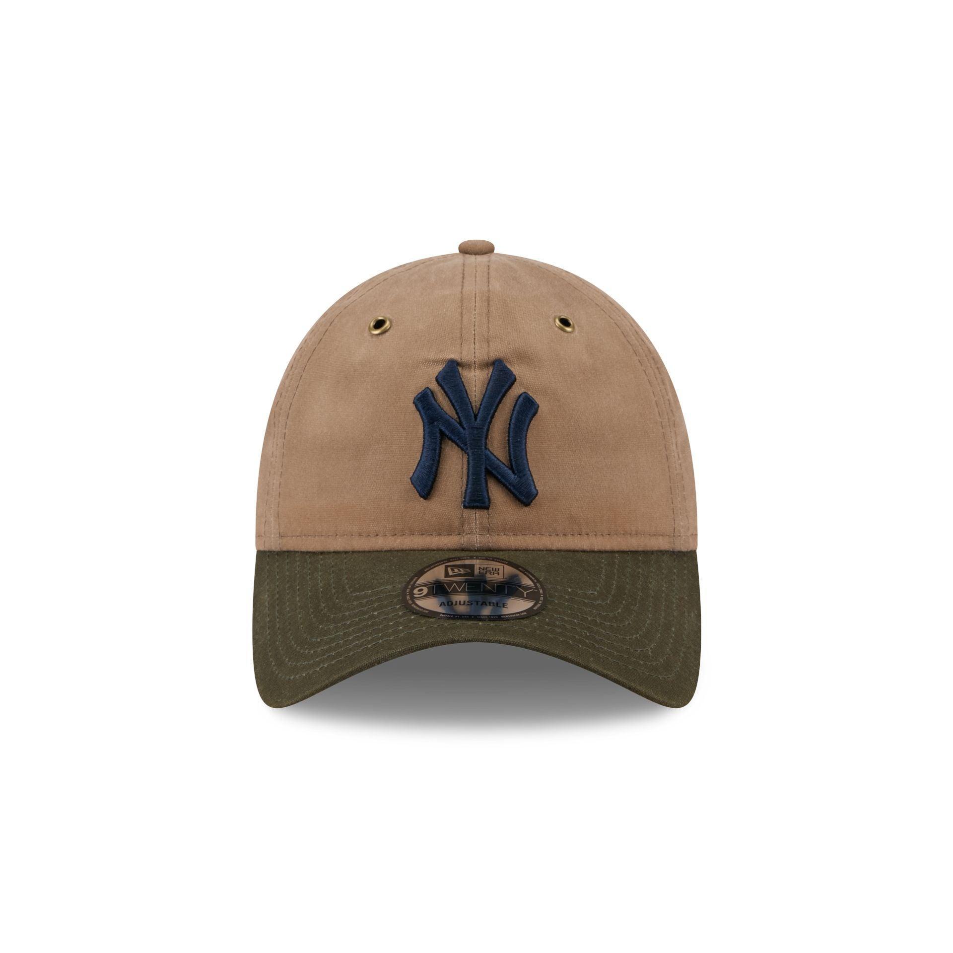 New York Yankees Wax Canvas 9TWENTY Adjustable Hat Male Product Image