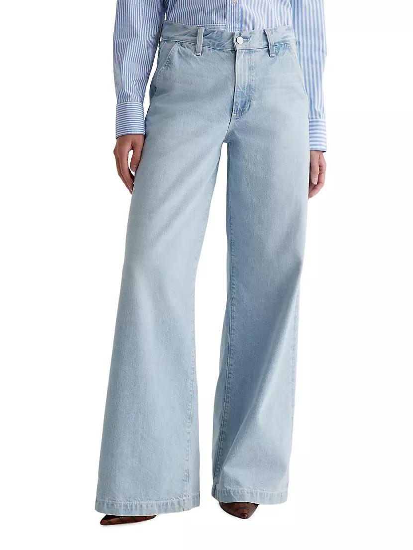 Stella Denim Wide-Leg Trousers Product Image