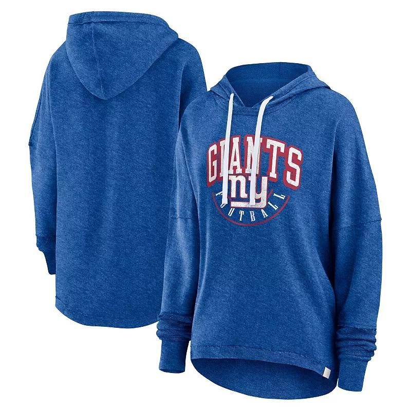 Womens Fanatics Branded Royal New York Giants Lounge Helmet Arch Pullover Hoodie Product Image