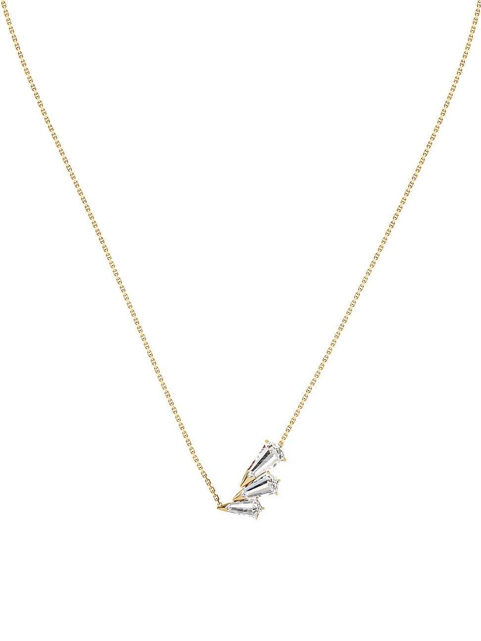 Womens Phoenix 18K Yellow Gold & 1.62 TCW Lab-Grown Diamond Wing Pendant Necklace Product Image