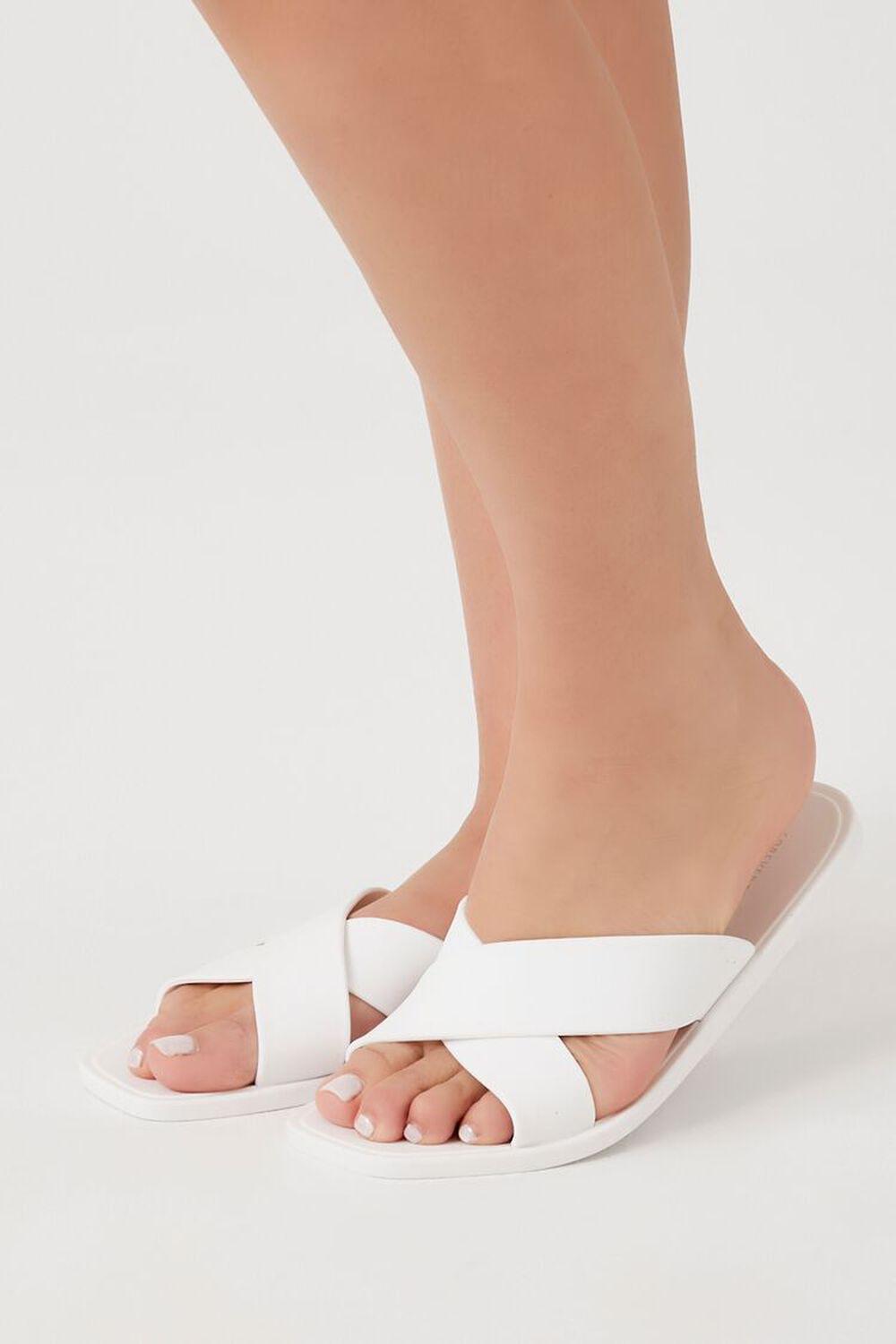 Crisscross Square-Toe Sandals | Forever 21 product image