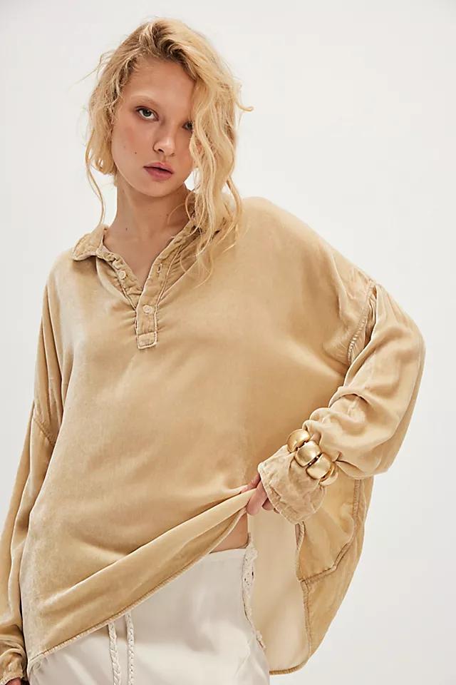 CP Shades Lissa Velvet Pullover Shirt Product Image