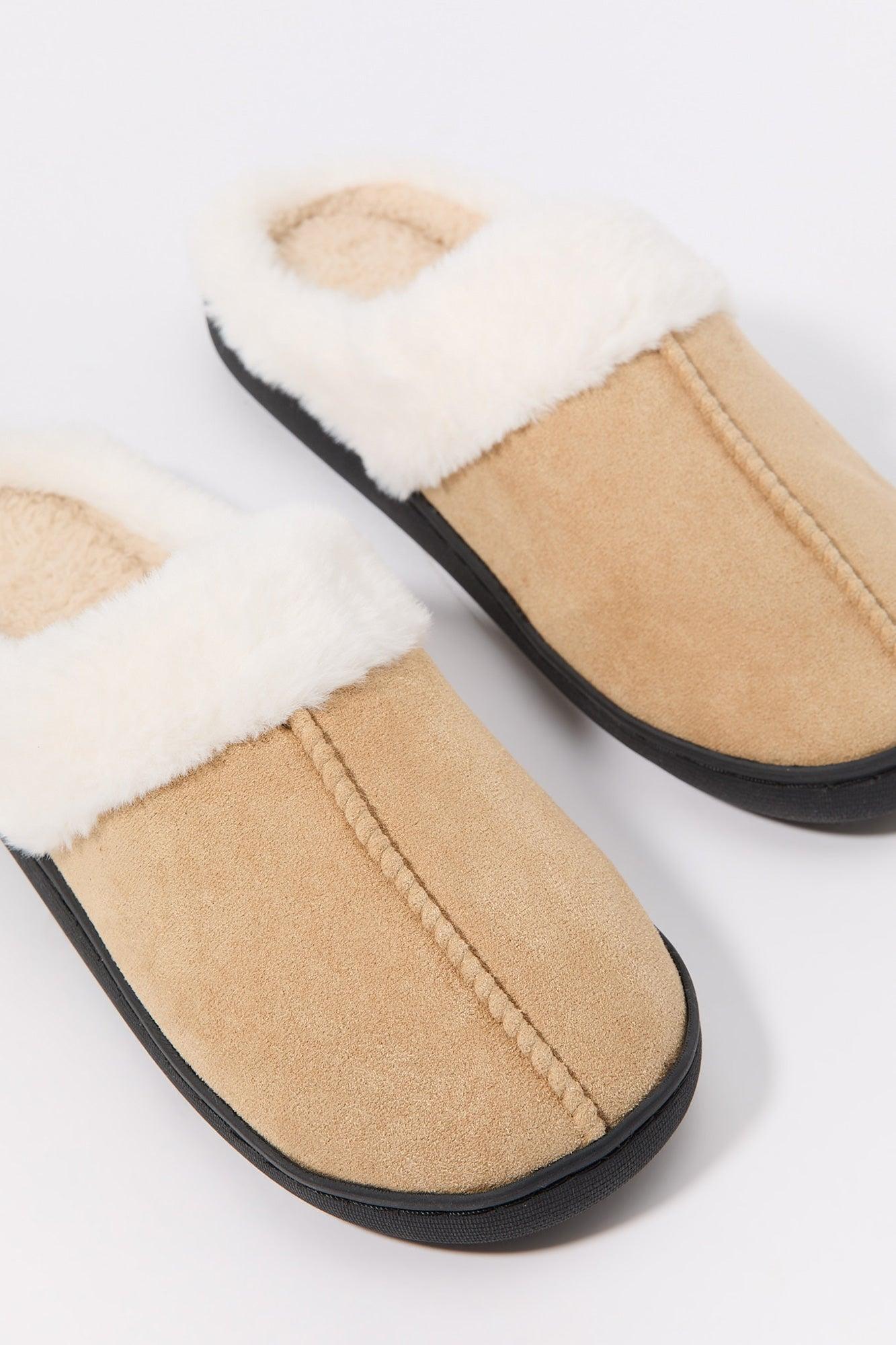 Faux Fur & Suede Slipper Male Product Image