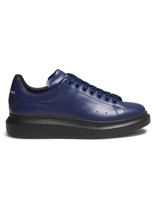 Mens Leather Low-Top Sneakers Product Image