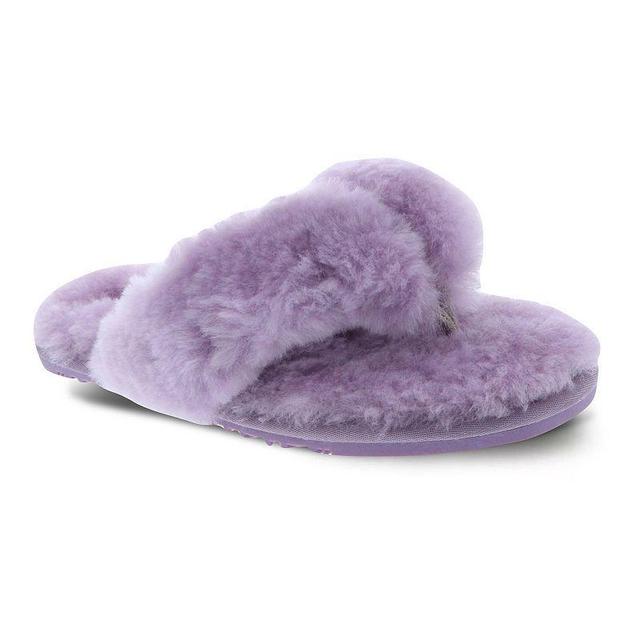 LAMO Amelia Womens Shearling Slippers Purple Product Image