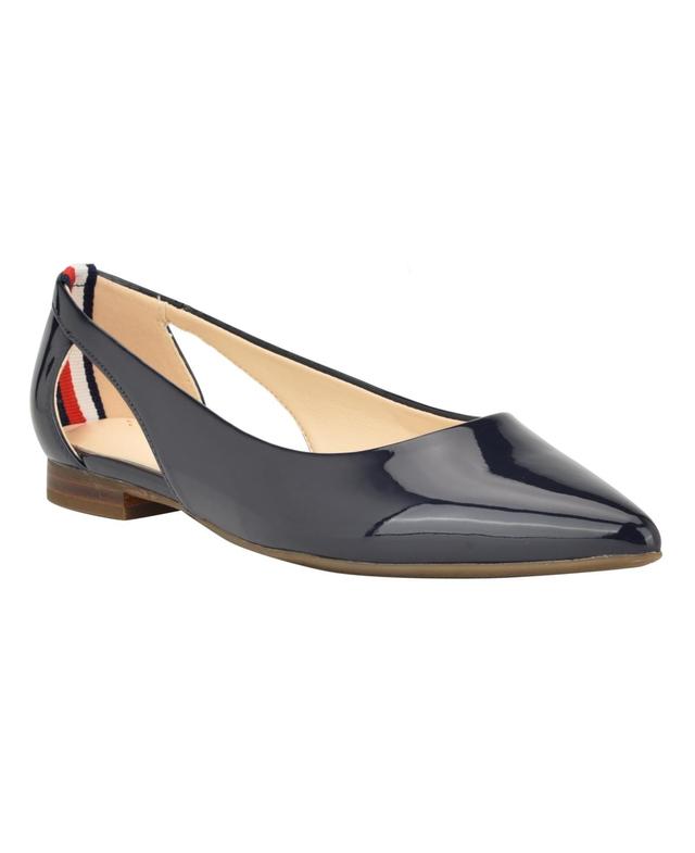 Tommy Hilfiger Womens Velahi Pointy Toe Flat Ballet Shoes Product Image