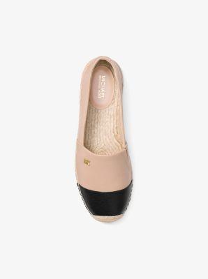 MICHAEL Michael Kors Kendrick Womens Leather Slip On Espadrilles - beige - Size: US 9.5 Product Image