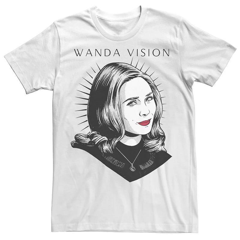 Mens Marvel WandaVision Wanda Sketch Tee Product Image