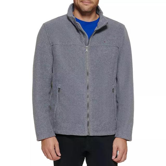 Mens Tommy Hilfiger Fleece Jacket Blue Product Image