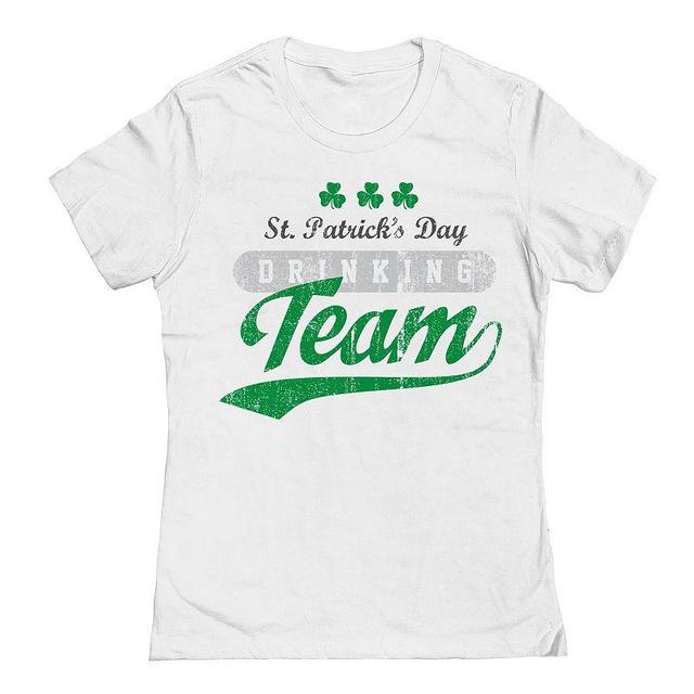 Womens Drinking Team All St. Patricks Day Graphic T-Shirt, Girls Product Image