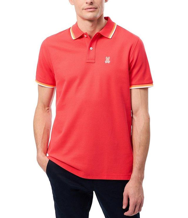 Psycho Bunny Granbury Pique Short Sleeve Polo Shirt Product Image