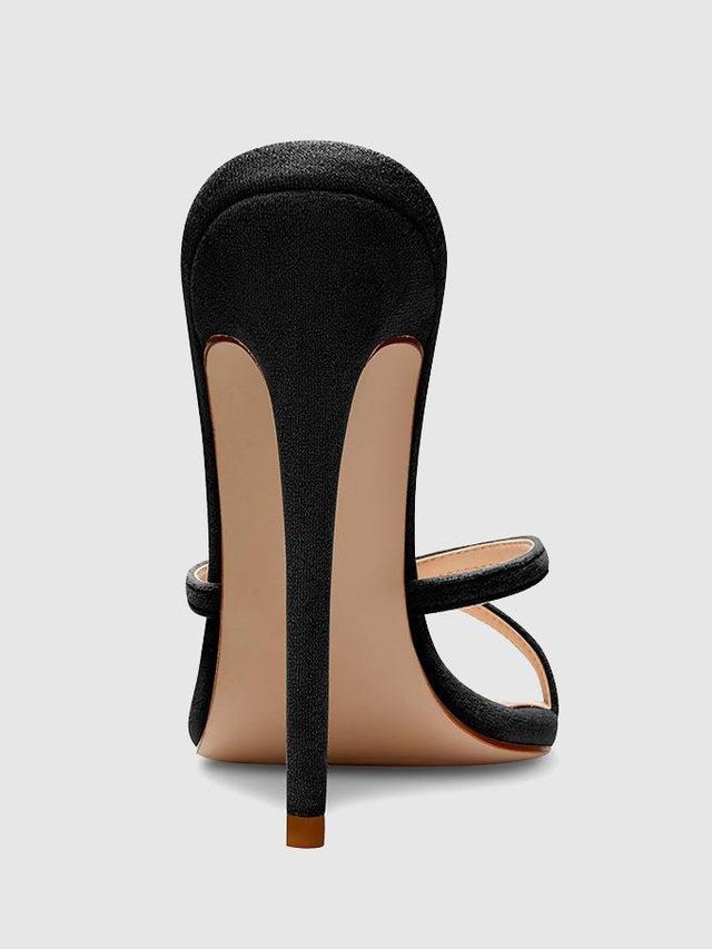 Donatella Mule - Suede Black Product Image