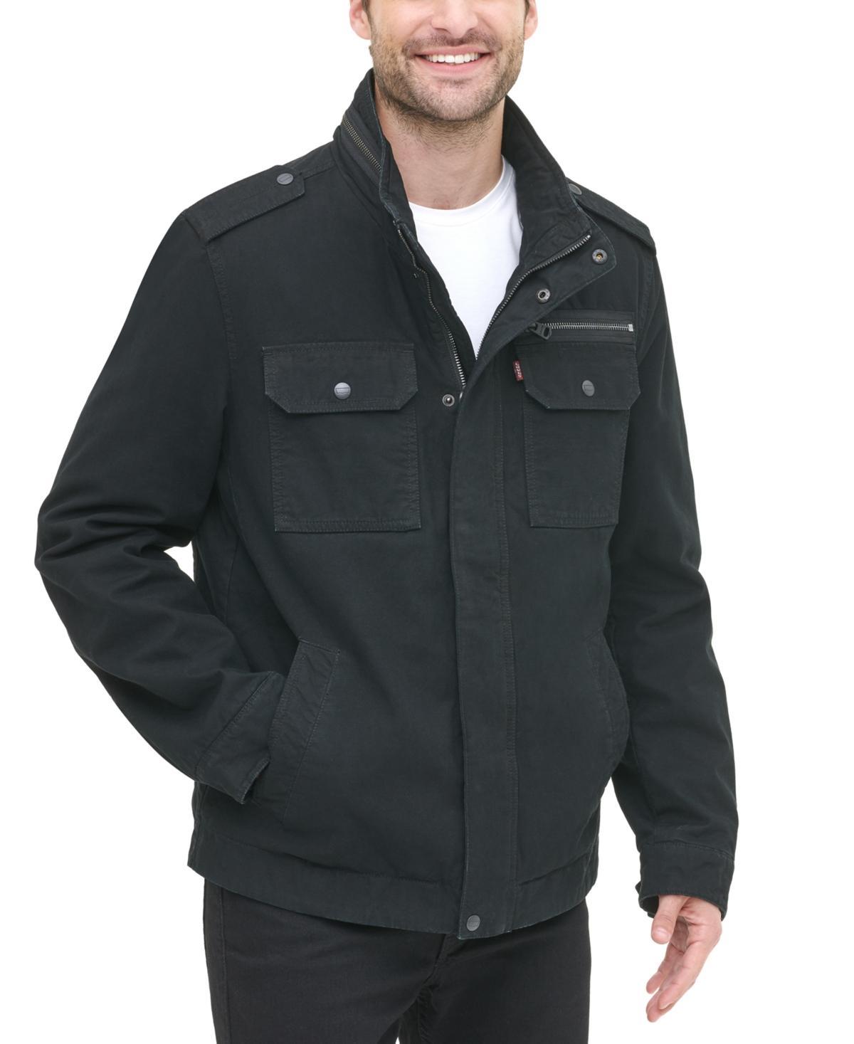 levis Washed Cotton Utility Jacket Product Image