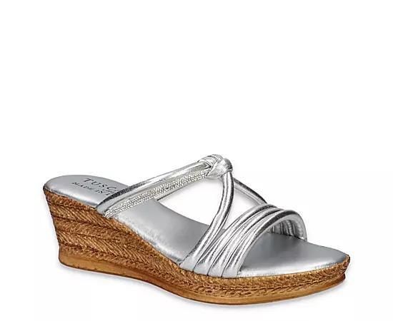 Easy Street Elvera Tuscany Womens Wedge Sandals Product Image