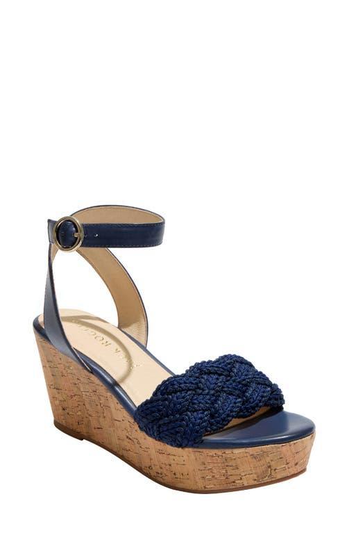 Jack Rogers Dumont Woven Rope Wedge (Midnight) Women's Sandals Product Image