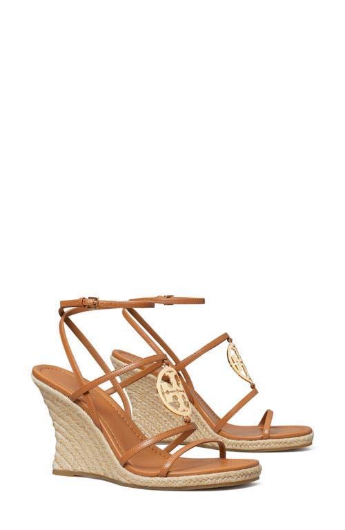 Tory Burch 85 mm Capri Miller Espadrille Wedge (Caramel Corn Women's Sandals Product Image