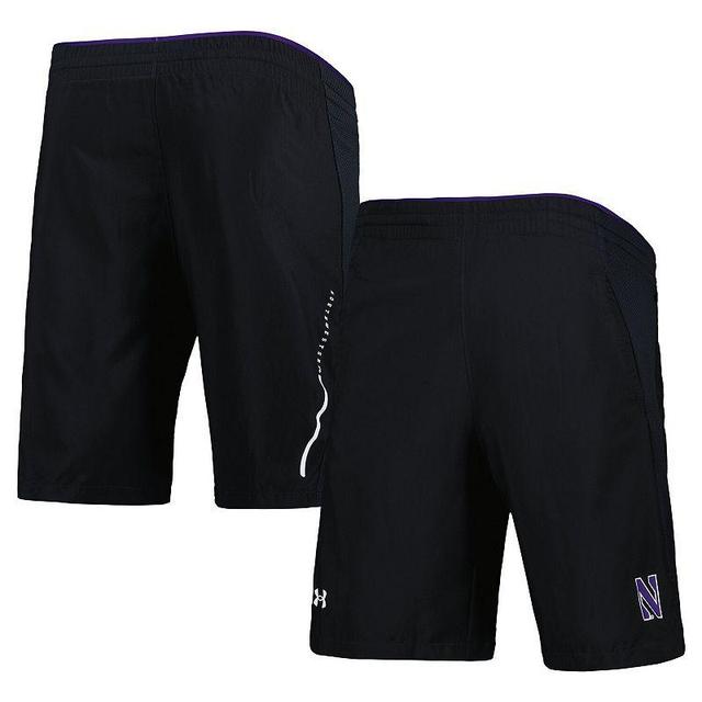 Mens Under Armour Northwestern Wildcats Woven Shorts Product Image