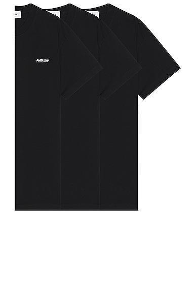 Ambush 3 Pack T-shirt Black. (also in L, S). Product Image