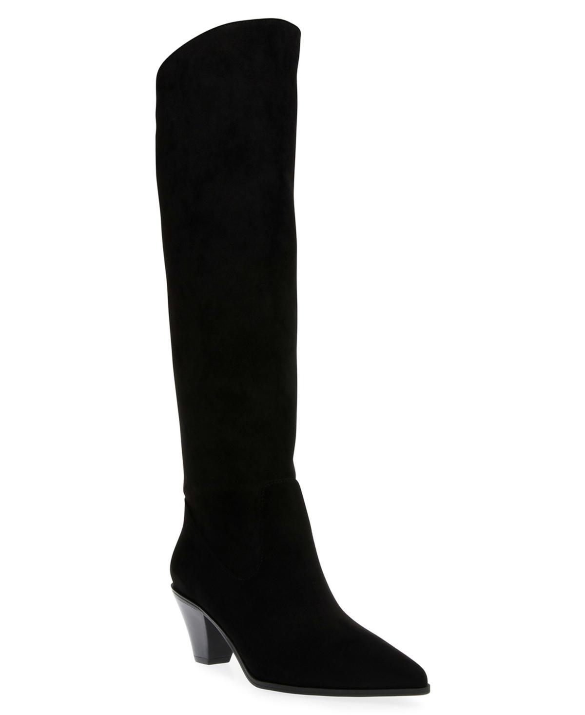 Anne Klein Womens Ware Pointed Toe Tall Regular Calf Boot Product Image