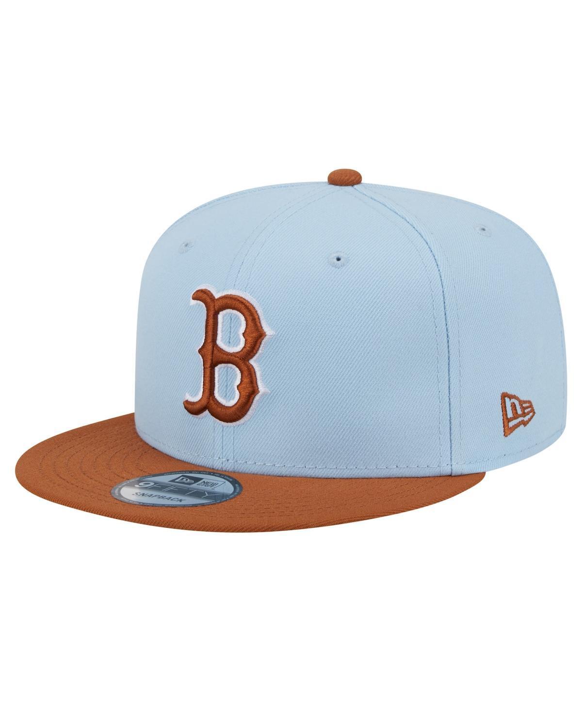 Mens New Era Blue Boston Red Sox Spring Color Two-Tone 9FIFTY Snapback Hat Product Image