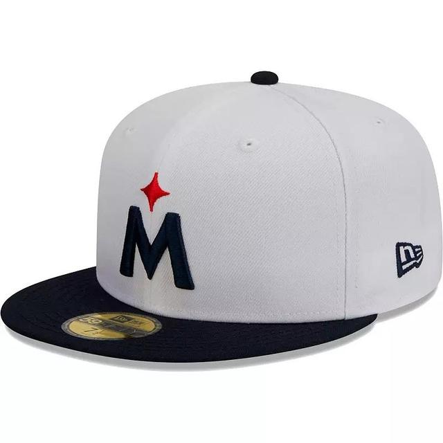 Mens New Era /Navy Minnesota Twins Optic 59FIFTY Fitted Hat Product Image